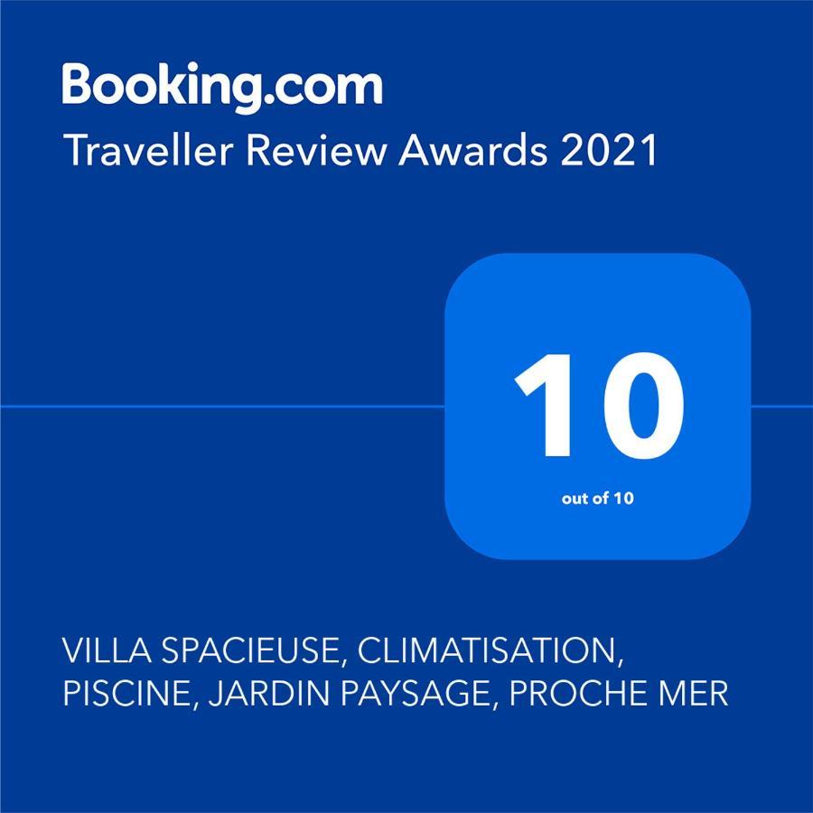 Villa Spacieuse, Climatisation, Piscine, Jardin Paysage, Proche Mer Saint-Cyr-sur-Mer Eksteriør billede